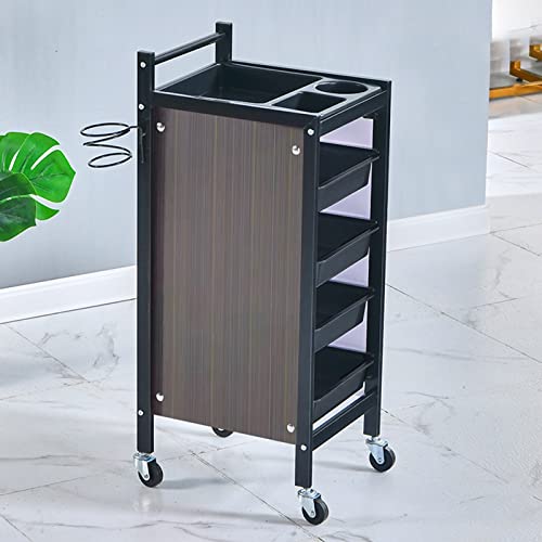 Chariot de service 36x32x85cm pour rangement matériel de coiffure - 2
