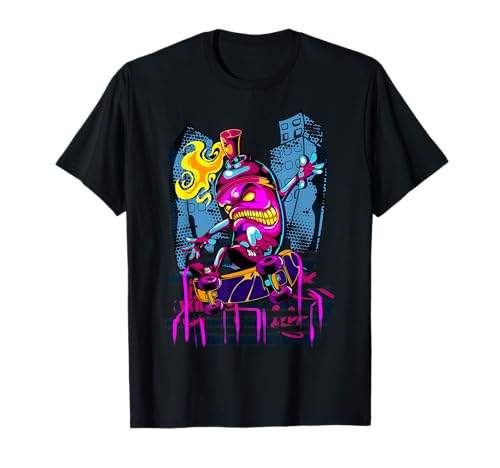 Graffiti Art Spray Paint Urban Street Art Skateboard T-Shirt