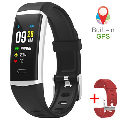 gandley Fitness Tracker with GPS Built-in for Men with Blood Pressure Monitor IP68