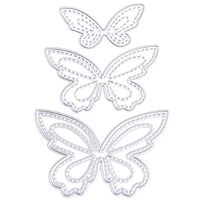 ULIJTH Schmetterling Metall Stanzformen Schablone