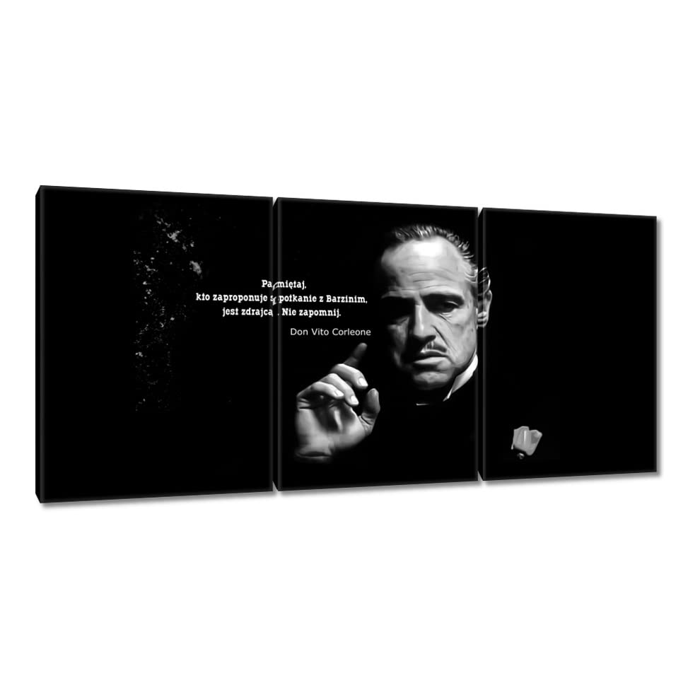 Toile parrain Don 210x100 cm pour habiller un grand mur vide blanc