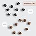 Kitsch Small Hair Clips for Women - Stylish Baby Hair Clips | Stays In Place Without Pulling or Snagging | Durable Plastic, Sturdy - Tortoise & Black, 16 Pcs