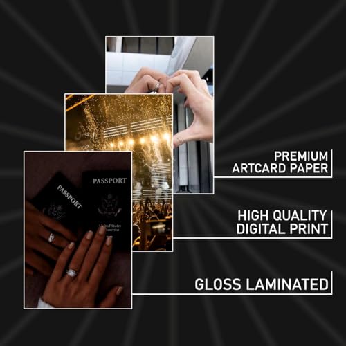Image of Vision Board 2026 Supplies Set of 54 | Manifestation Vision Board Mini Posters (15 x 10 cm) | Aesthetic Life Goals Quotes Wall Decor for Bedroom & Hostel