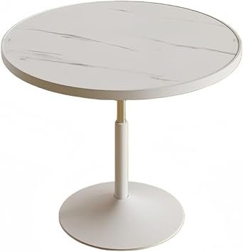 Elevation Desk with Casters, Compact Round Table, Studio Bedside Desk, Electric Lift, Remote Control, Storage Rack, Relaxing, Home Work, Multi-functional, Learning Desk, Low Table, Posture