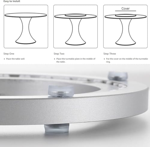 Grande construction en aluminium pour cette plaque pivotante robuste - 4