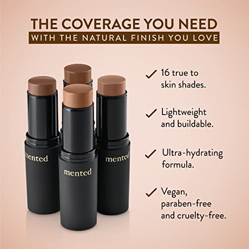 Mented Cosmetics Foundation Stick, Contour Stick, Or Concealer Stick For Dark Skin, Foundation For Black Women Makeup Stick, Dark Contour Stick, Stick Foundation Makeup Vegan And Cruelty Free, D30 #TOP1