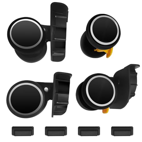 Image of 2-Pack Silent Luggage Wheels Replacement Kit