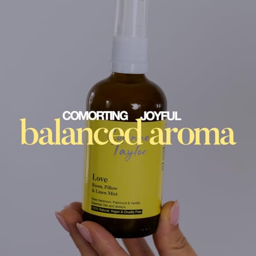 Corinne Taylor | Love Room, Pillow & Sleep Spray | Fabric Freshener | Rose Geranium, Rosewood, Patchouli & Vanilla | Organic & Natural | Vegan | 100ml - Image 3