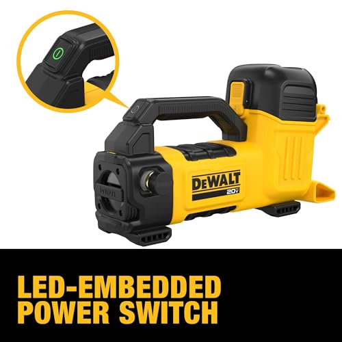 DEWALT 20V MAX Transfer Pump, 10 GPM, Powerful and Lightweight, Profesional Grade Versatility, Bare Tool Only (DCE050B) - Image 7