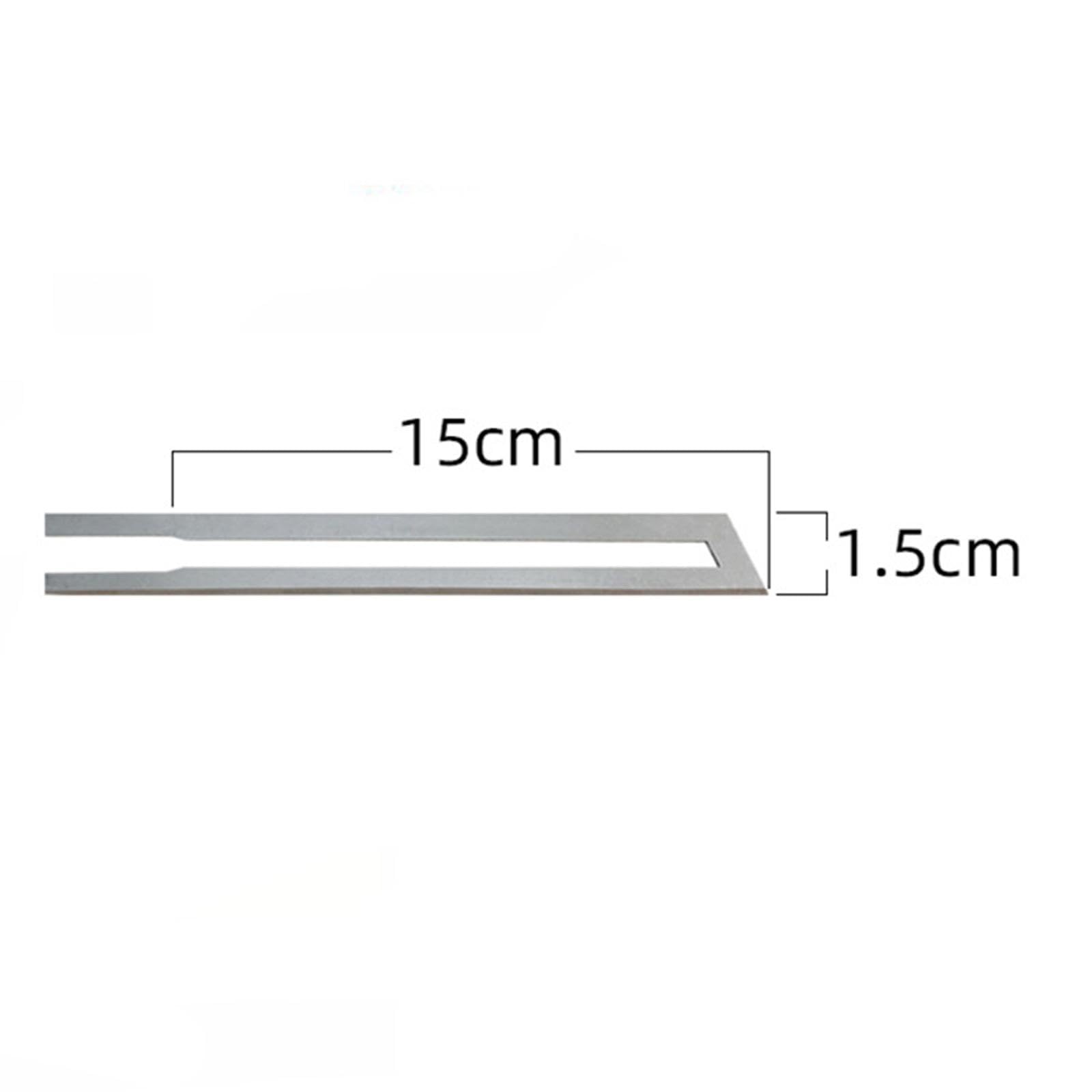 MERIGLARE Lames de Rechange pour Couteaux de Découpe à Chaud, Lames de Rechange pour Coupe-tissu, Couteaux Chromés Durables pour Des Bords Lisses sur La Mousse, 15cmx1.5cm