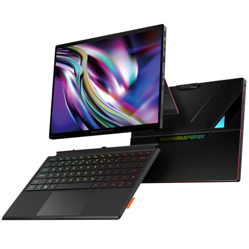 Image of OneXPlayer Super X Gaming Laptop with AMD Ryzen AI Max+395 Processor Radeon 8060S 40 Compute Units,14-inch Display with Protective bag | Magnetic Keyboard | Handle | Soft film (Max+ 395 64G+1TB)