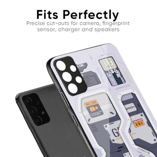 Image of Designer Tempered Glass Back Case Cover Compatible with OnePlus Nord 5 5G | Tech Savvy