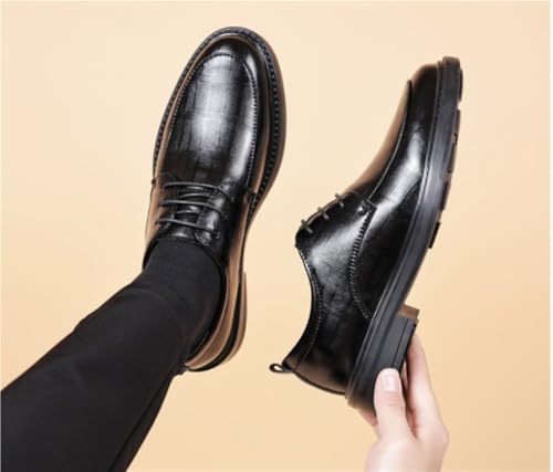 Cap Toe Oxfords Lace Up Dress Shoes Business Work Soft Wedding Shoes Slip Resistant Low Top Versatile Casual Or Everyday Wear2