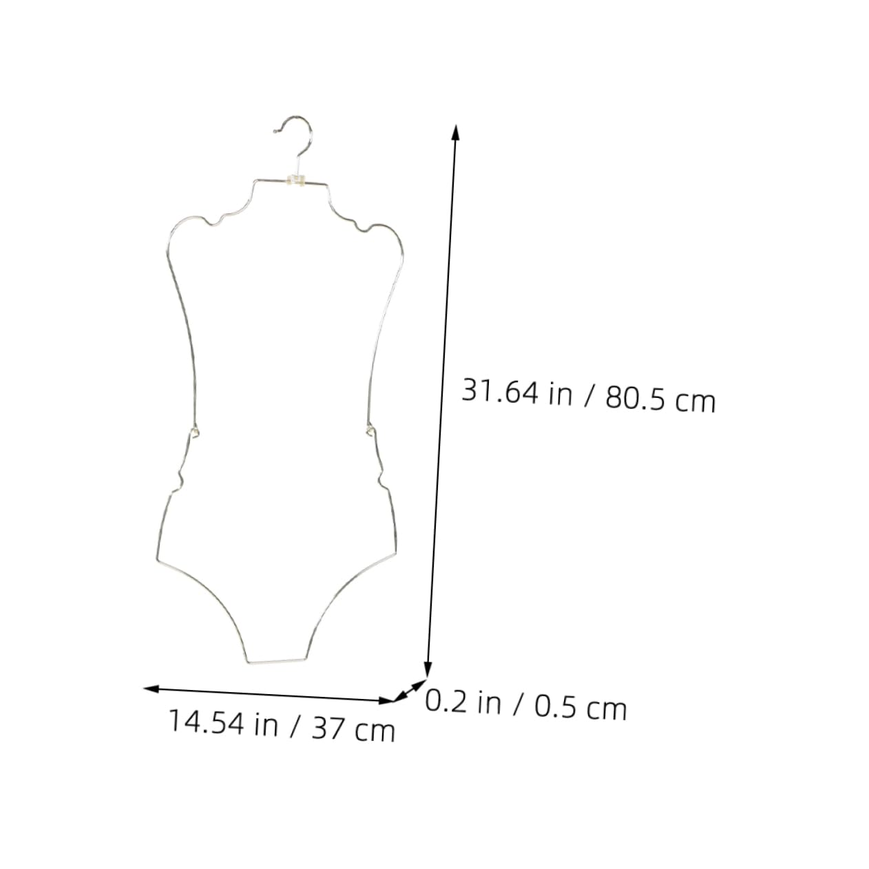 Ciieeo 2 Pezzi Gruccper Costumi da Bagno Appendini per Bikini per Negozi Abbigliamento e Estive Resistente e Pratico