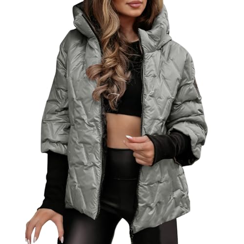 Blouson pour chic avec col montant et isolation thermique