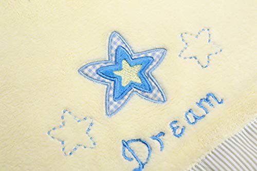Wish I May Coral Fleece Baby Blanket 30X40" #TOP2
