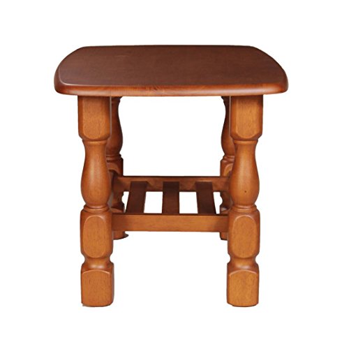 Image of Woodness Kota Solid Wood Coffee Table (Matte, Dark Oak)