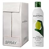 Aceite de Oliva Virgen Extra Prensado en Frío 6x400 ml – Pulverizador Aceite Cocina Antigoteo en Spray con el que Puedes Ahorrar hasta el 90% del Producto