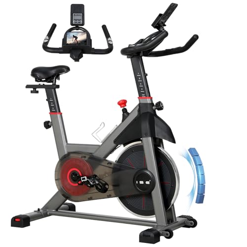 ISE Bicicletta Cyclette Da Casa con Resistenza Regolabile,...