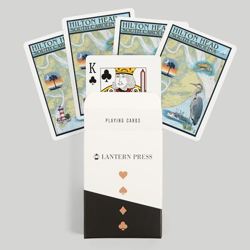Baraja Poker Hilton Head South Carolina 52 Cartas miniatura 6
