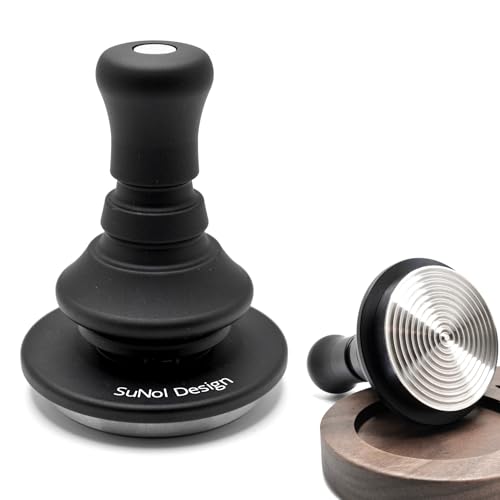 Coffee Tamper 54mm, Magnetic, Spring-loaded, 15lb, Magnetically attached to your Barista Espresso Machine