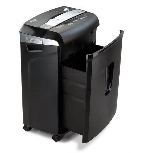 Aurora Jamfree Au1235Xa 12-Sheet Cross-Cut Paper / Credit Card Shredder With Pull-Out Wastebasket,Black/Silver #TOP1