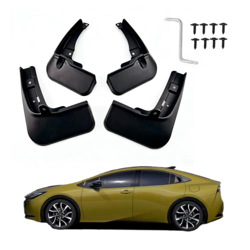 Image of Custom Fit for Mud Flaps Toyota Prius 2023 2024 2025 2026 Mud Splash Guard Front and Rear 4-PC Set