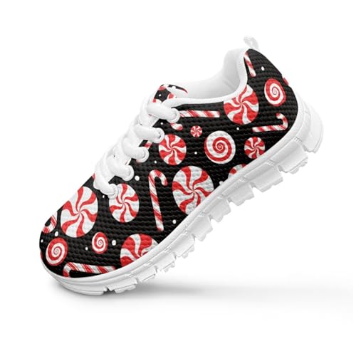 PinUp Angel Girls Lightweight Lace Up Sneakers Tennis Shoes Adorable Cute Graphic Walking Shoes3