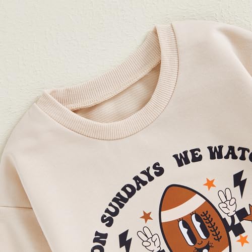 Newborn Baby Football Outfit Bubble Romper Long Sleeve Sweatshirt Jumpsuits Bodysuit Fall Winter Clothes3
