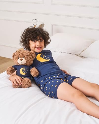 Leveret Shorts Kids & Toddler Pajamas Matching Doll & Girls Pajamas 100% Cotton Owl Pjs Set (2-10 Years) *Fits American Girl2