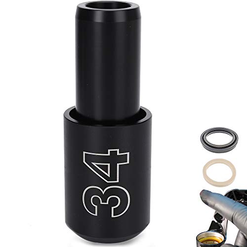 Dust Seal Installation Tool Fork Dust Seal Driver Dust Wiper Installation Tool Guide Compatible with Fox Rockshox Suspension Fork Lower Leg in 30mm 32mm 34mm 35mm 36mm 40mm (Size 34)