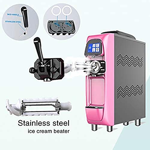Kommerzielle Mini Slim Softeismaschine, Desktop-Eismaschine Mit LED-Touchscreen Für Frozen Yogurt, Gelato Store, Bars… – Bild 7