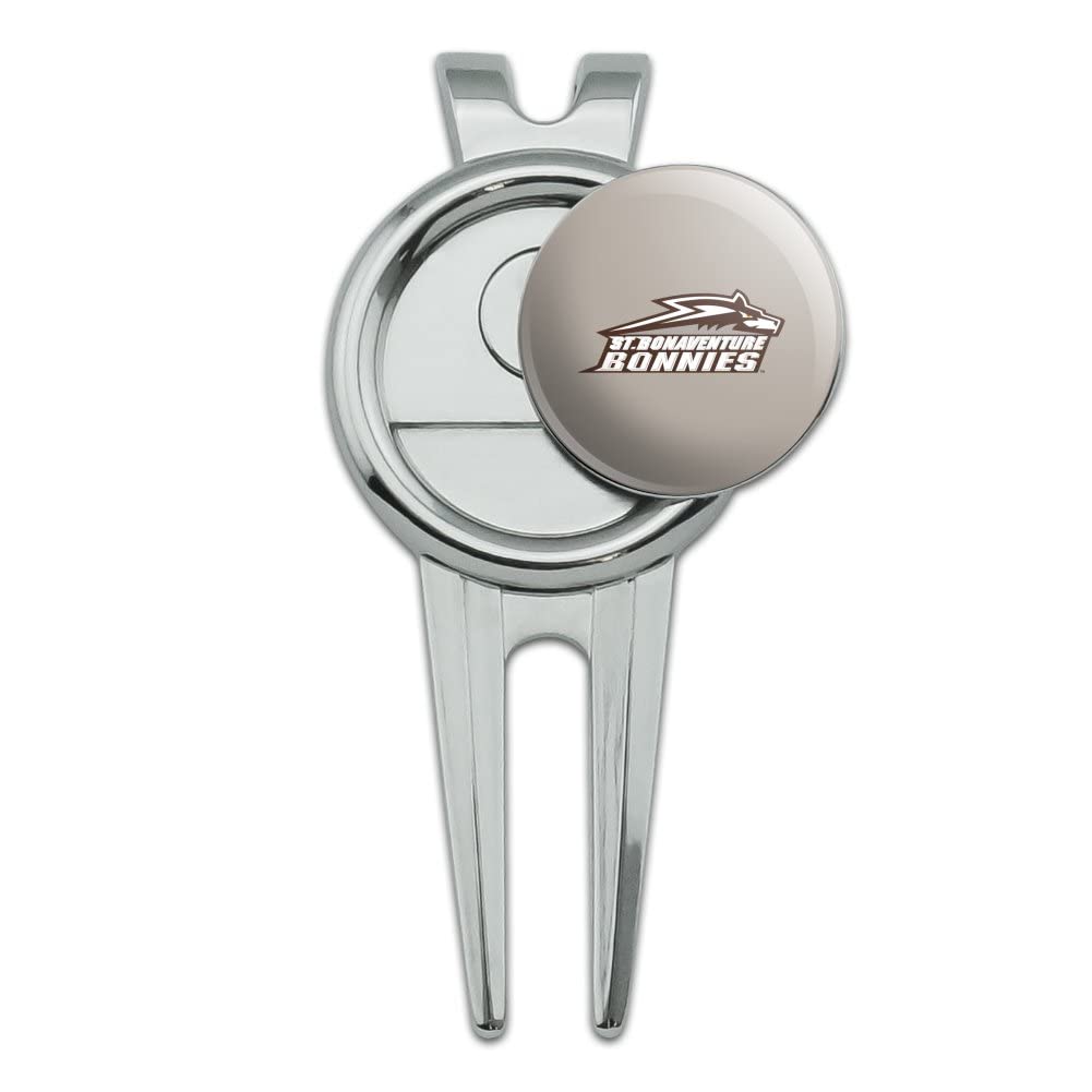GRAPHICS & MORE St. Bonaventure University Bonnies Logo Golf Divot Repair Tool and Ball Marker