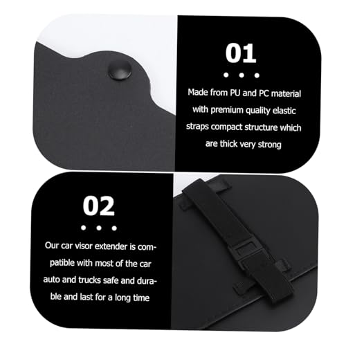 Pare-soleil voiture multifonction PU et PC haute protection