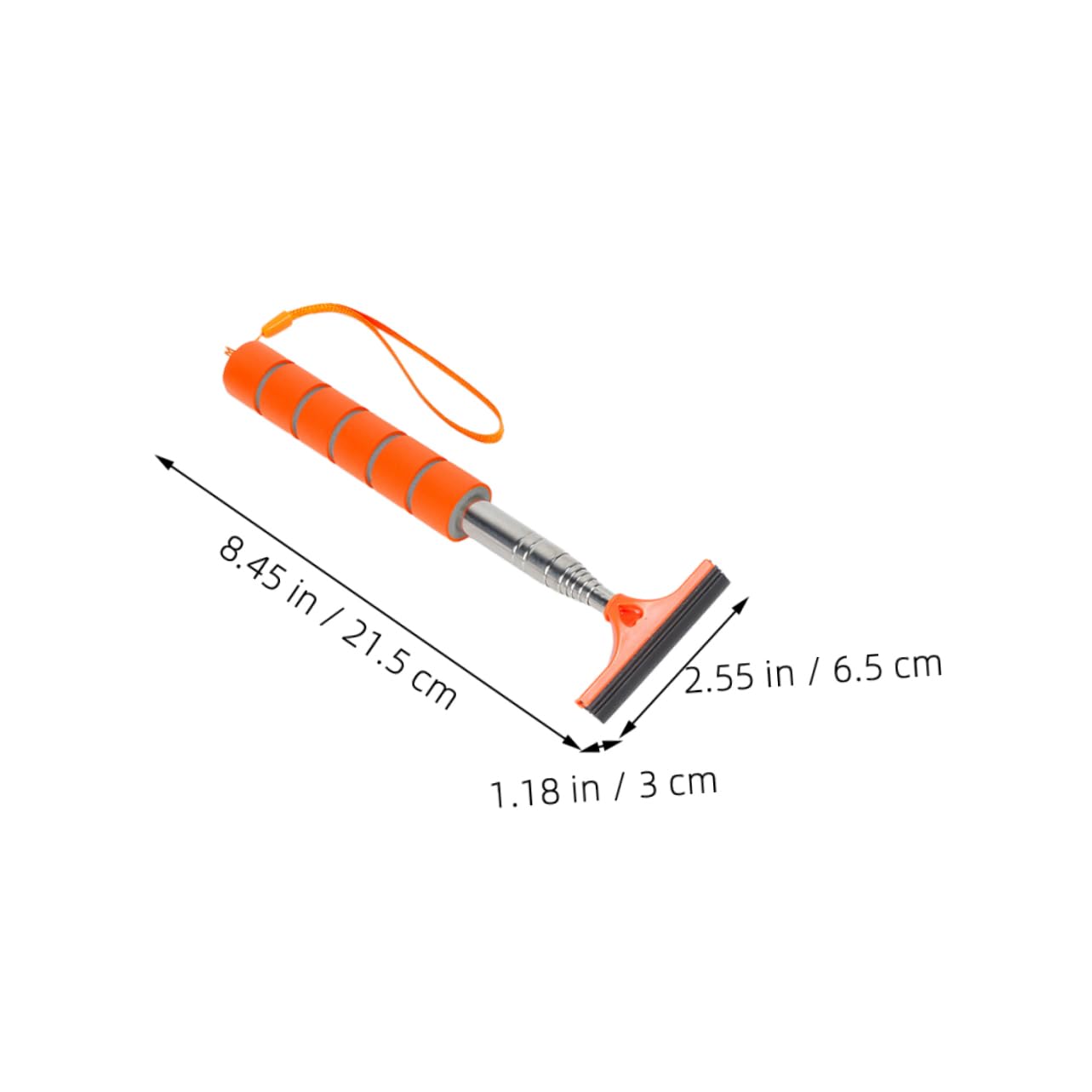 STOBAZA Retractable Car Rearview Mirror Squeegee Durable Multi Purpose Window Wiper Tool for Car and Home Cleaning and Design Stylish