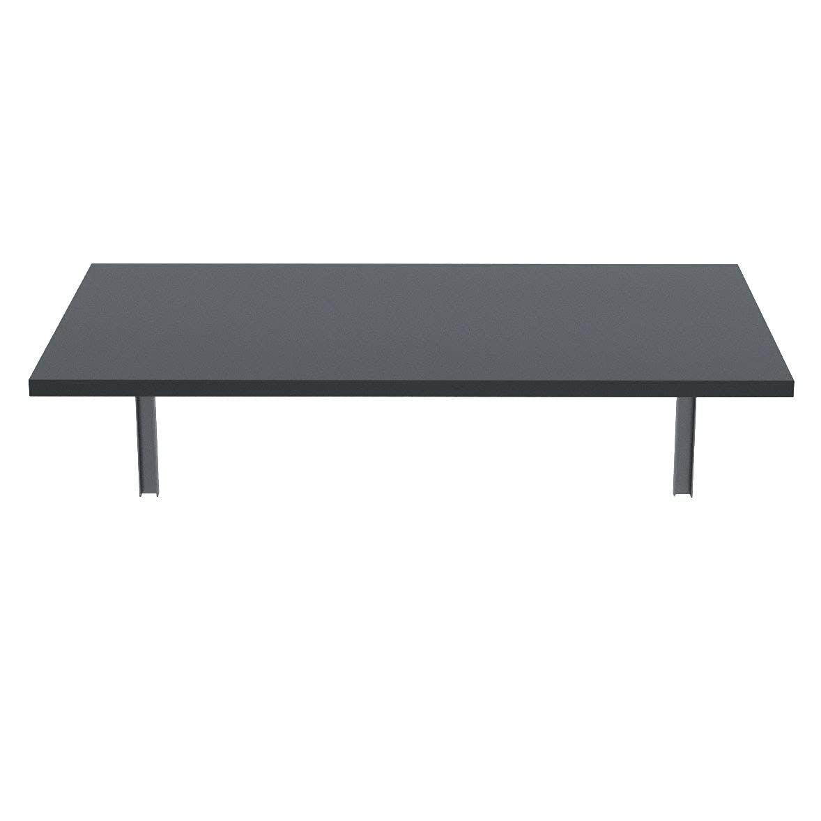 AKKE Klapptisch Wandklapptisch Esstisch - Klappbar Faltbar Platzsparend - Rechteckig - 70cm x 50cm - Antracyt