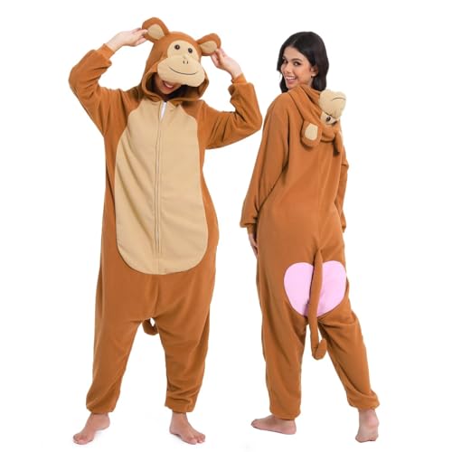 LBJR Combinaison Pyjama Homme Kigurumi Adulte Onesie Grenouillere Femme