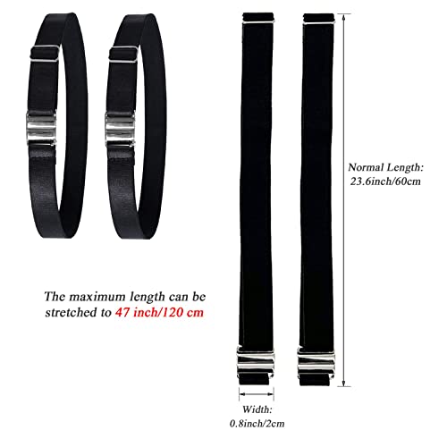 Leoparts Women's Thigh Garter Belt Gothic Leg Harness Belt Adjustable Stockings Garter with Buckle/Clips for Thigh High Socks3