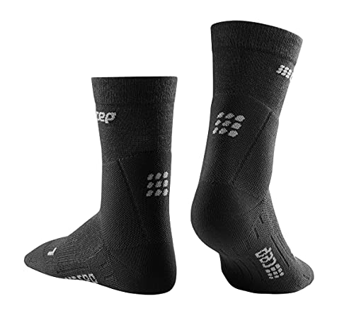 Cep Cold Weather Mid-Cut Socks, Black, Men, Iv #TOP1