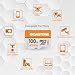 GIGASTONE 100GB MicroSDXC Speicherkarte 2er-Pack + SD Adapter, bis zu 100 MB/s, für Gopro, Action-Kamera, Drohne, DJI, Tablet, Switch, U3 V30 Klasse 10 UHS-I, 4K UHD Video Micro SD Karte.