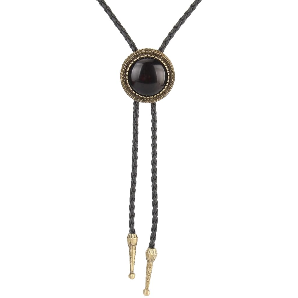 Cravatte da Cowboy, Collana con Ciondolo Forma di Colletto da Camicia Americana, Bronzo