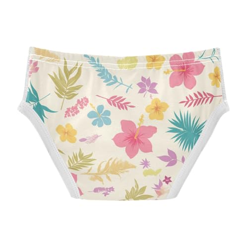 KLL Hand Drawn Tropical Pattern Toddler Boy Pure Cotton Underwear Breathable Children Undies2