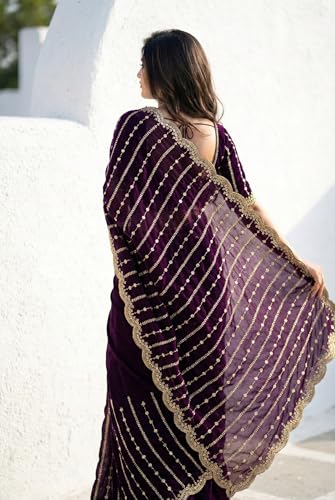 Image of Amazon Brand - Tavasya Womens Saree