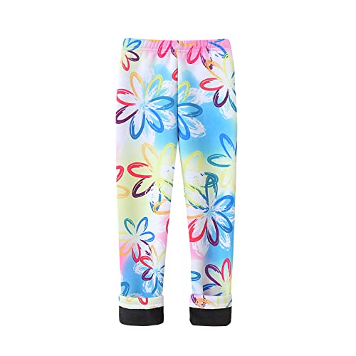 Baby Boys Girls Winter Warm Fleece Lined Leggings Stretchy High Waisted Active Sweatpants Fleece Lined