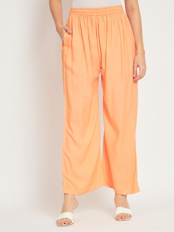 Image of Soft Colors Relaxed Fit Pocket Palazzo