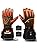 ThxToms Upgraded Heated Gloves for Men Women, Rechargeable Waterproof Touchscreen Heating Work Gloves,7.4V 3200mAh, Ski Motorcycle Snowboard Hiking Camping Winter Cold Weather Gloves, M