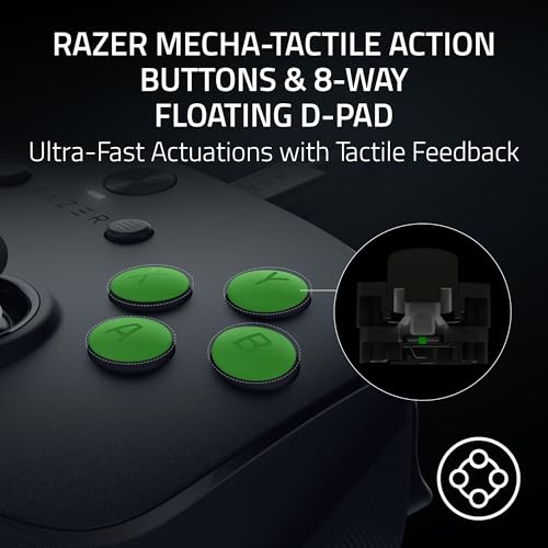 Image of Razer Wolverine V3 Tournament Edition 8K PC Wired Gaming Controller: 8000 Hz Polling Rate - TMR Thumbsticks with Swappable Caps - Ergonomic Design - 6 Remappable Buttons - Fast Triggers - Black