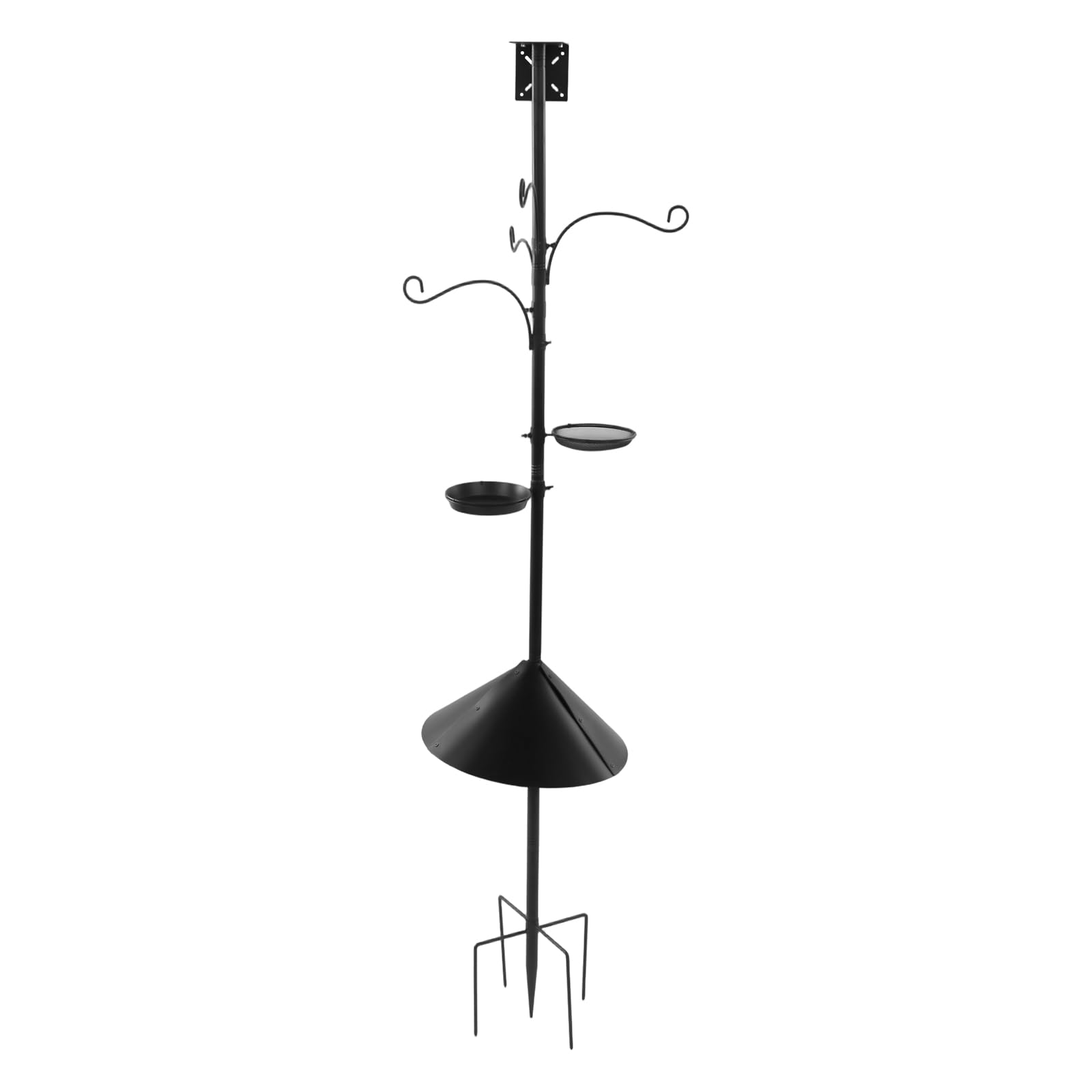 Comedero para pájaros de 233 cm, juego de comedero para pájaros, comedero para pájaros en jardines, patios, patios, granjas