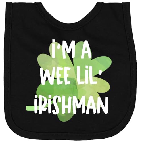 inktastic St. Patrick's Day I'm a Wee Lil' Irishman Newborn Bib