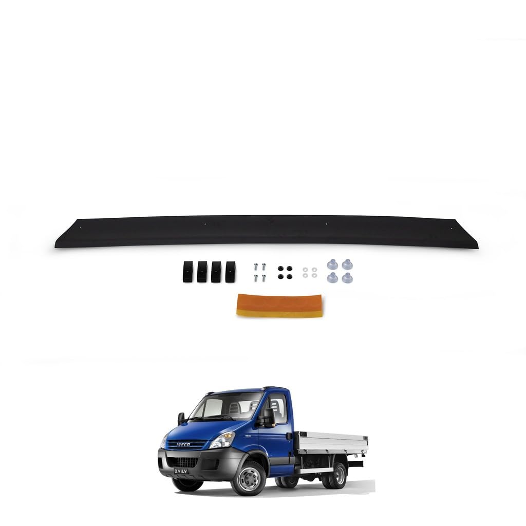 IKC STORE For Iveco Daily 2006 2007 2008 2009 2010 2011 Bonnet Protector Guard Front Bug Shield Hood Deflector Hood Stone Hood Shields Piano Black